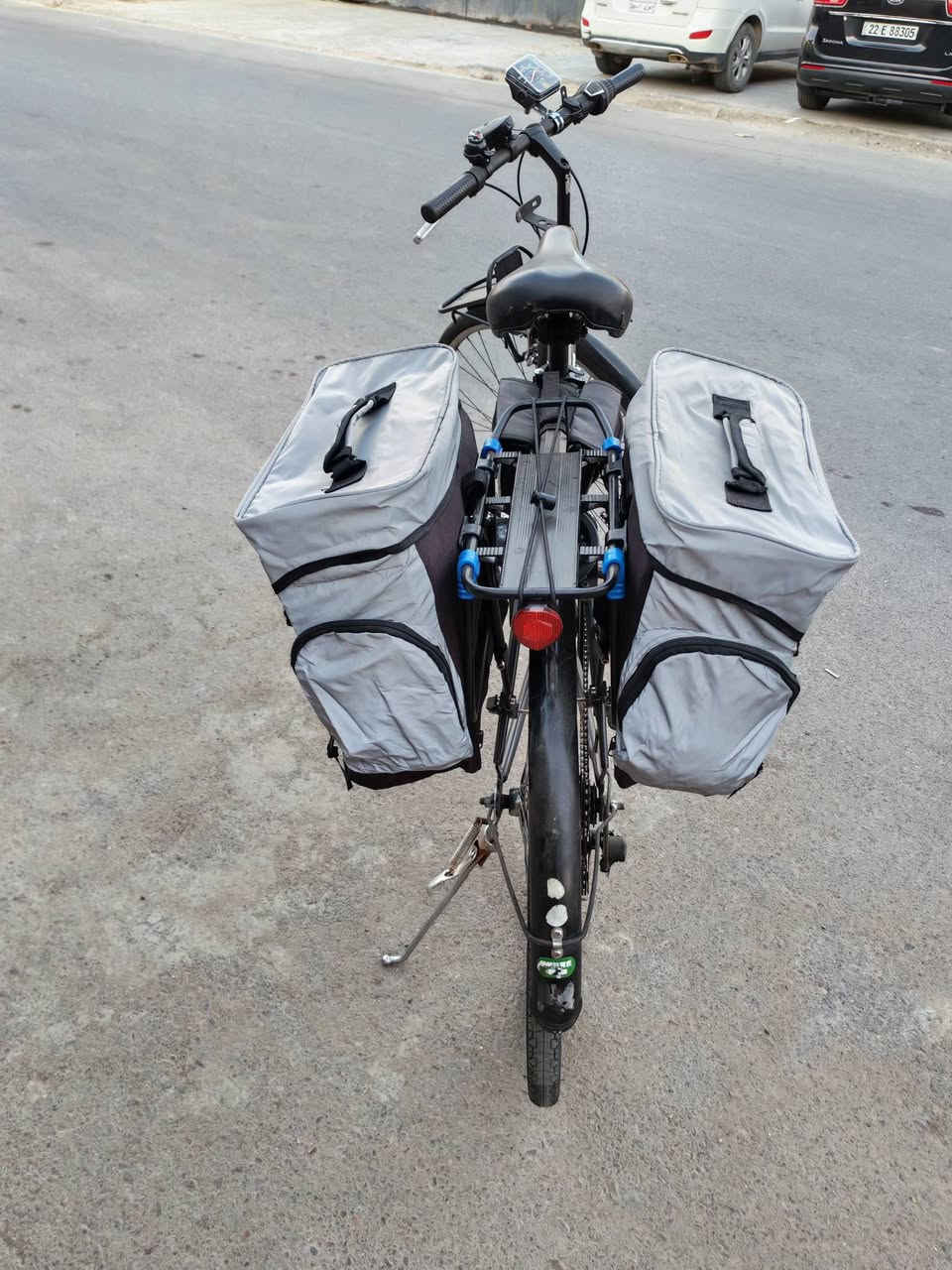 السلام عليكم كابتن علق تم ويوصلك سعر قطعه ترحال🚴🏻🚴🏻 من ماركه BUDDY باله اوربي ما مستعمله بل عراق ✨اي نقص مابيها دراجه كامله✨ مسافات طويله جداً مريحه   📍عنوانه كرادة مجمع مشن ***********
