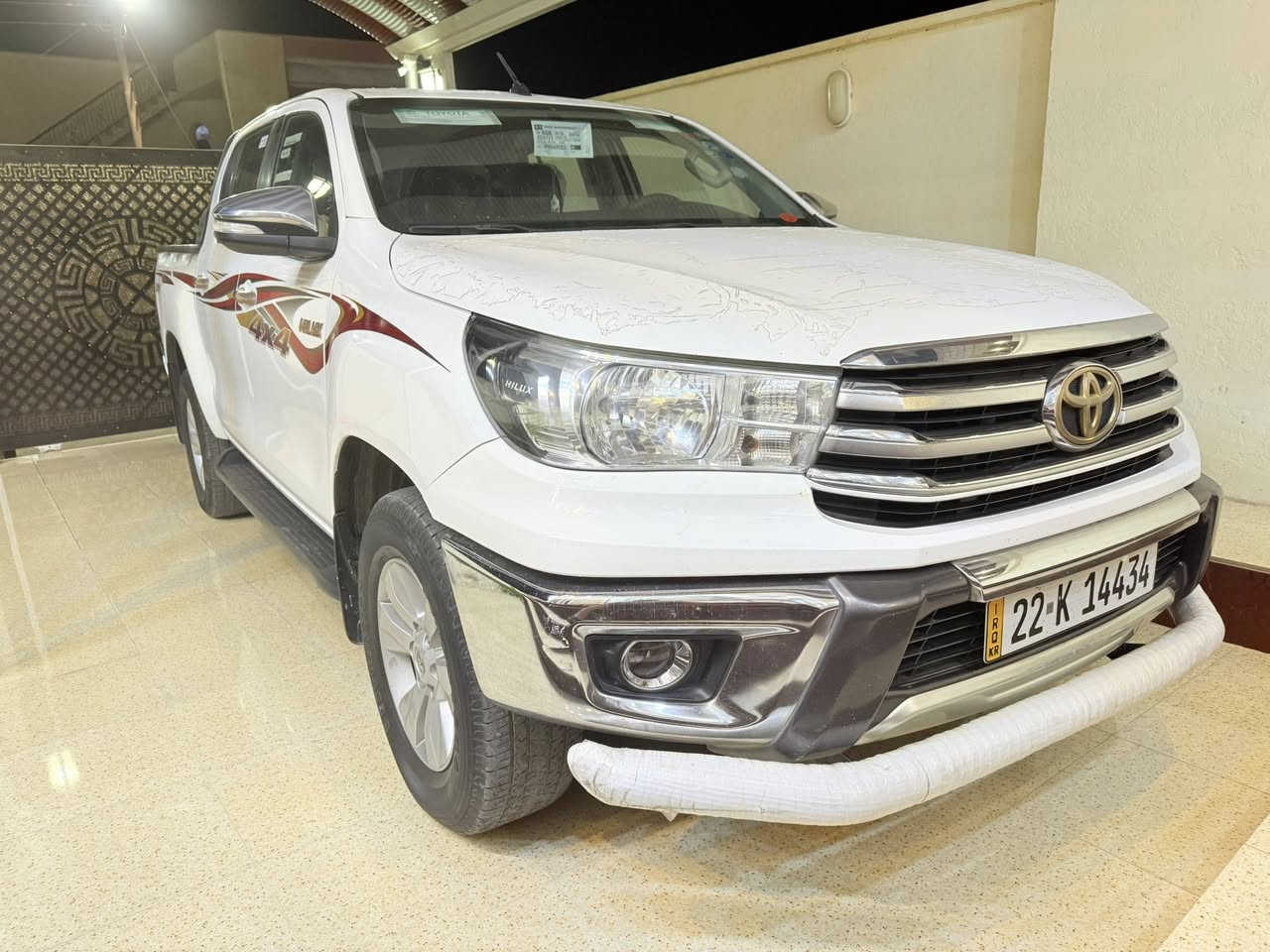 السلام عليكم
فورويل 2017 كويتي
كير اوتماتيك 
ماشيه 225 
مكفوله محرك وكشر 
رقم اربيل الجديد 
سعرها 260 بيها مجال 
*********** 
***********
