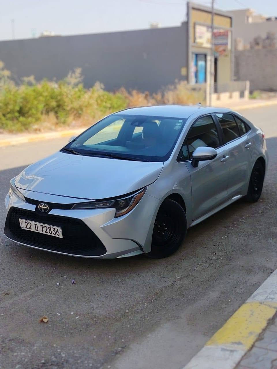 للبيع كورلا  LE 
السعر 132
***********
موديل 2020
حادثها خلفي 
ماشيه ٨٨ مايل
تحكم ستيرن 
تثبيت سرعه 
كاميرا خلفي 
لايتات بلاديه 
حجر شركة 
اللون سلفر
تايرات وياله شركة 
ردار بلادي
صدر امامي خلفي جديد
كير مكينه بشرط
مكينه 1800 المرغوب
سونار موجود بلمنشور
رقم الشاصي 
5YFEPRAE0LP137367
رقم أربيل بسمي
 رقم وسنويه جديد 
مكان السياره ديالى خانقين
