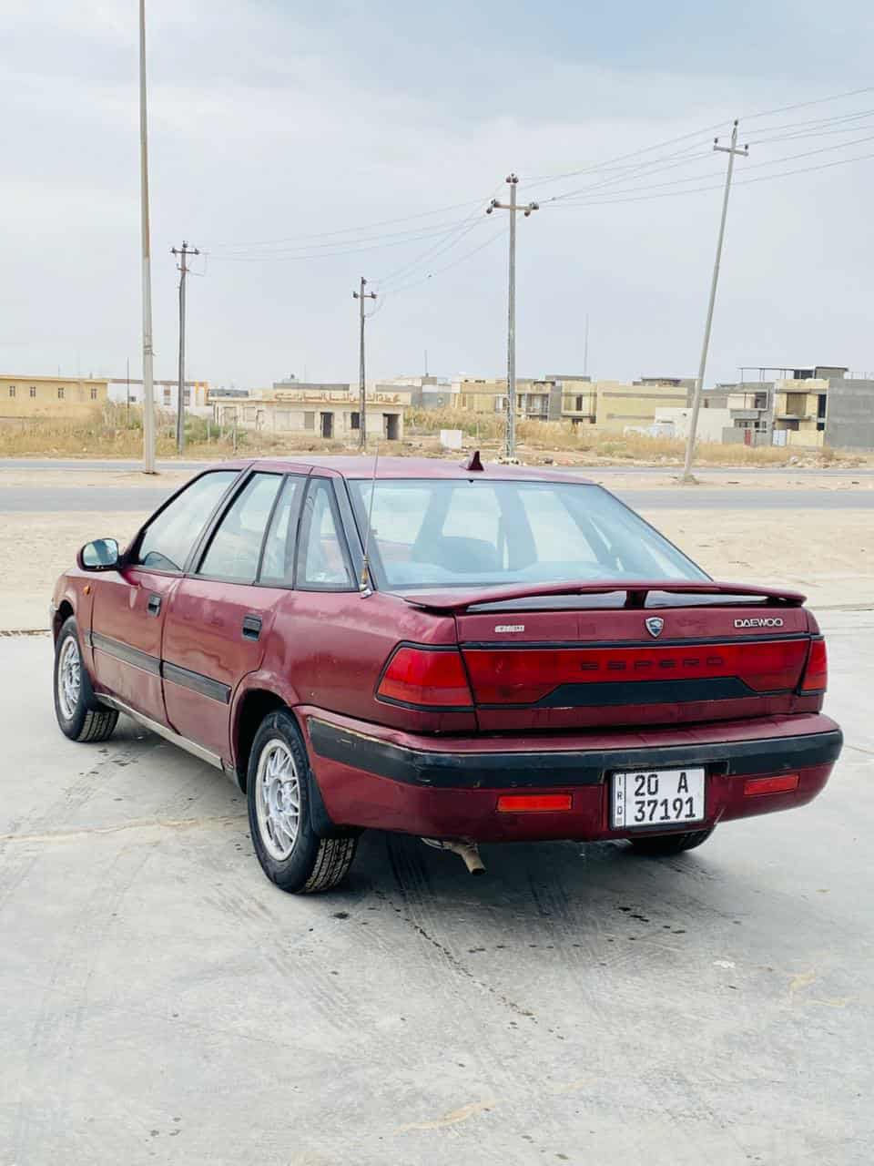 دايو اسبرو موديل ١٩٩٧ رقم دولي سنويه ٣١ تحويل ثاني يوم محرك مفتوح ١٨٠٠ كير عادي تخم تاير جديد صدر جديد كهربائيات كله شغاله مصبوغه  عام آثار جرادالسعر 23 وبيها مجال العنوان واسط العزيزية
***********
***********
