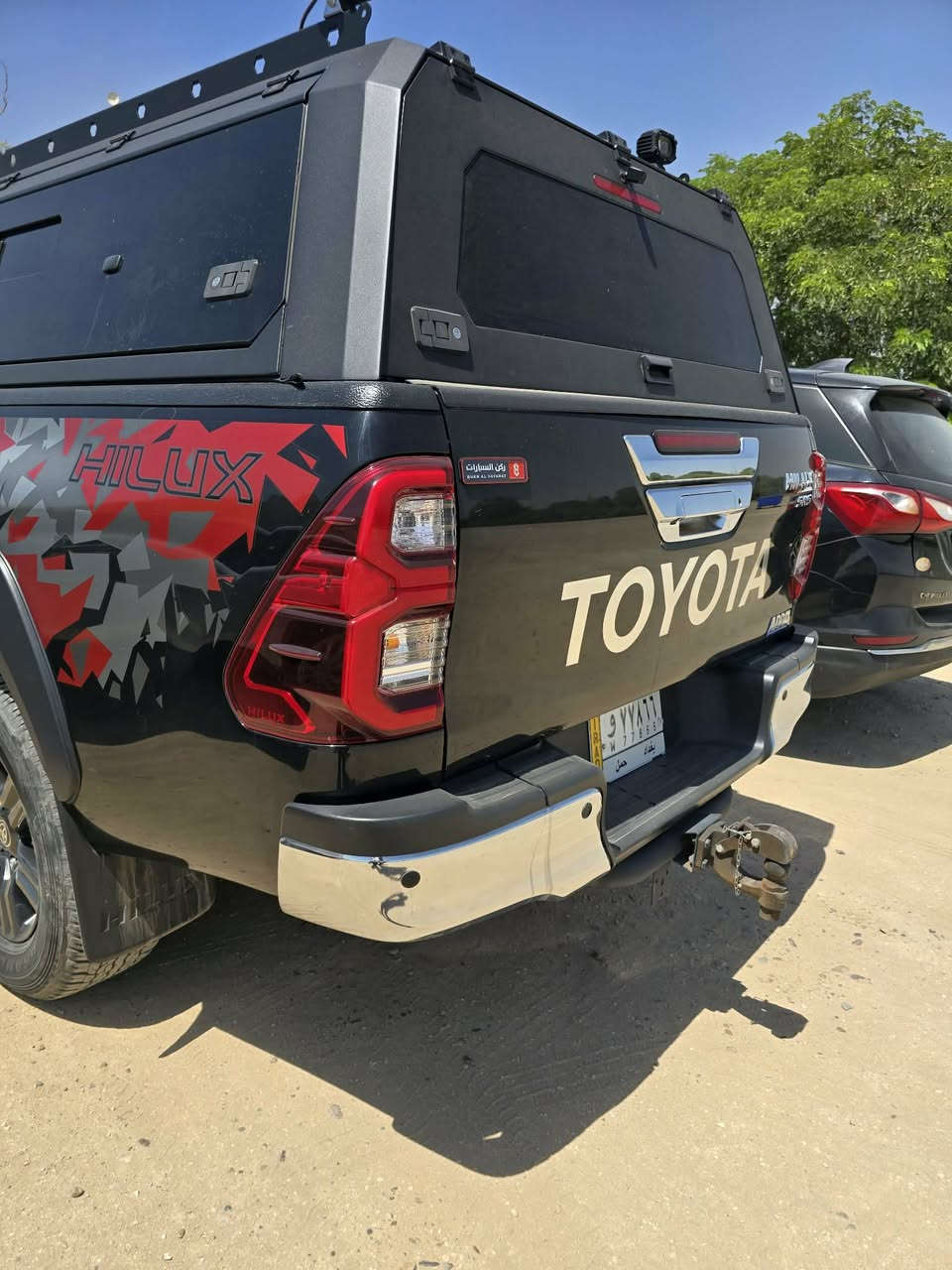 كفر بدي ، كانوبي ، غطا بدي هايلوكس نافارا ..
كفر بدي حديد وجكات وجام ينفتح  ٣ جهات جكات ، والجهتين ، اناره داخليه وستوب لايت احمر ، بيهن شباك صغير ، ينقفل بمفتاح ، حديد ثقيل شرط تصعد فوكا ، سعره بالسوك ١٥ ورقه 
ابيعه على ١٣ ورقه وبي مجال بسيط


**إذا كنت صاحب هذا الإعلان وتريد حذفه لأي سبب، رجاءا أرسل رسالة إلى الدعم الفني**