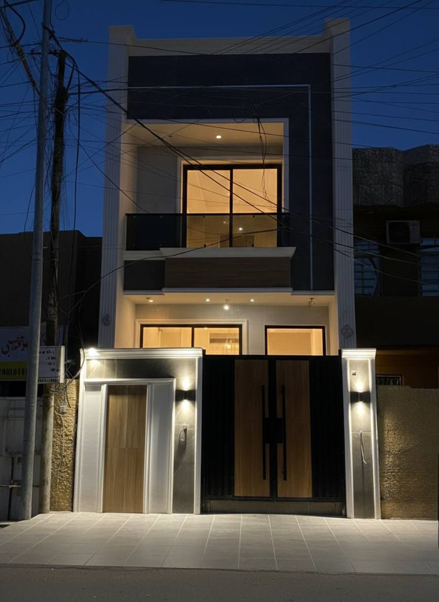 دار للبيع
بناء حديث مودرن زيرو 
⚪ مساحة 107 متر 
🔻 واجهة 4.30
🔻 نزال 25

⚪ يحتوي الدار على :
🔻الطابق الاول
1.طرمة 
2.صالة
3.مطبخ 
4.غرفة نوم 
5.مناور عدد 2
6.خدمات
 
🔻 الطابق الثاني
1.غرف نوم عدد 2
2.حولي درج 
3.خدمات 
4.بيتونة كبيرة 
5.مخزن

💠 موقع الدار مميز
حي الجهاد / قرب جامع محمد رسول الله
قريب عن الشارع العام 

للاستفسار والتواصل :
***********
***********

#حيالجهاد
