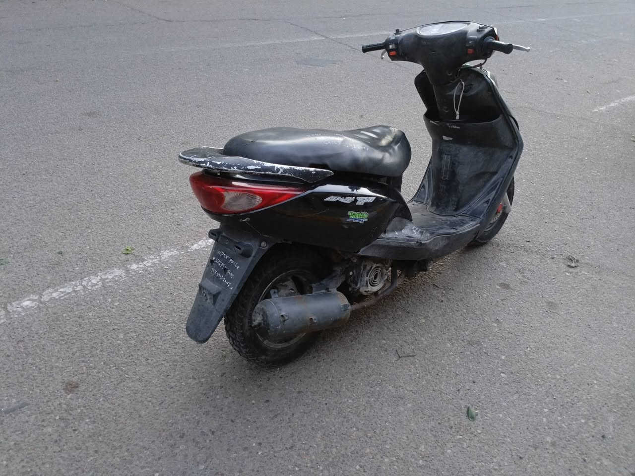 السلام عليكم دراجه بريز شغاله نص هندر نقص باتري مكينه ناعمه شلعه معدل حلو  للبيع 350 وبي مجال مكاني شارع حيفا ***********
