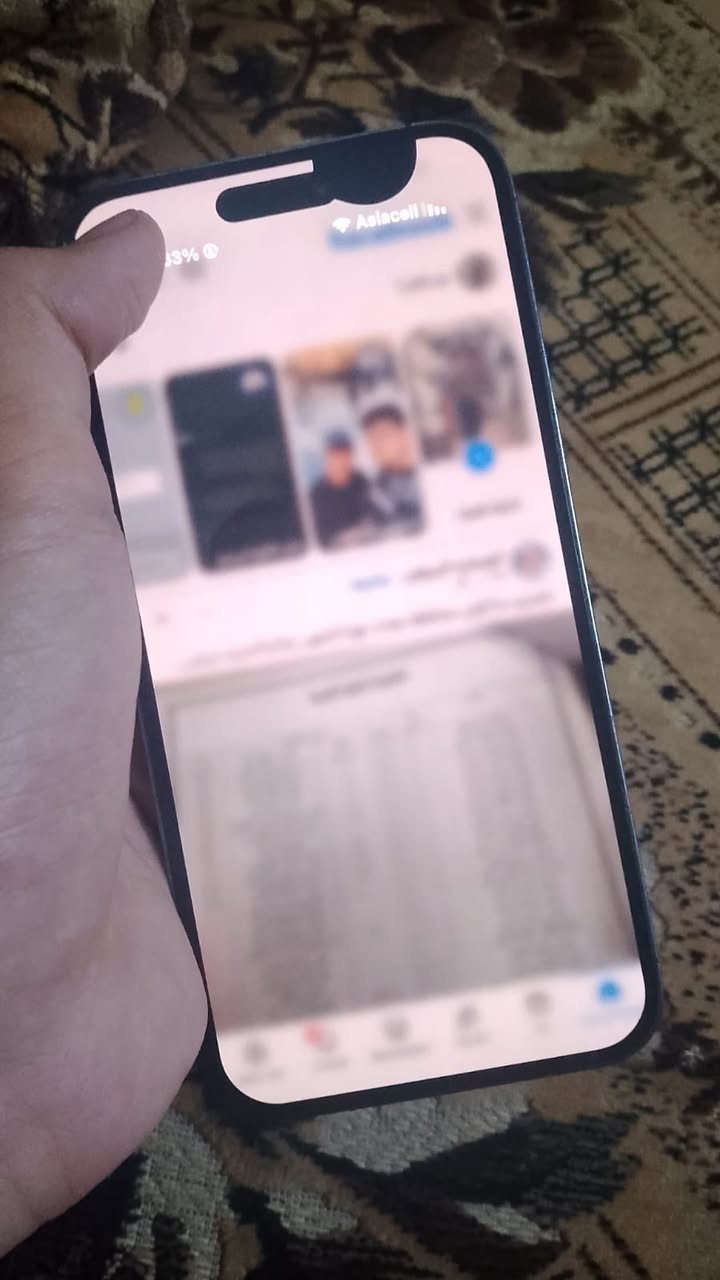 14 برو ماكس للبيع 256 بطاريه 84 جهاز ضهر وشاشه بيها نقطه كلشي شغال فيس ايدي كامل مكمل قفله 425 مكاني بغداد حي العامل ***********
