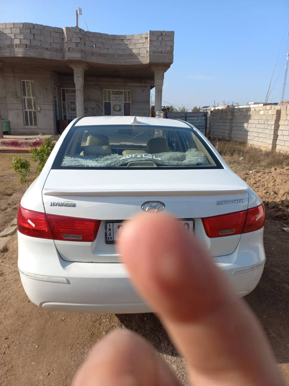 سلام عليكم سوناتا رقم اربيل بسمي موديل ٩ وارد امريكي سنوية منتهية صار ١٠ ايام صدر جديد تخم تاير جديد باتري جديد كلهة شغالة بيهة صبغ مثل ماواضح ب سونار فقط صبغ اثر جراد بدون تبديل السيارة ليبل واحد السعر ١٠٠ وبيهة مجال حك الجية العنوان الدجيل  ***********
