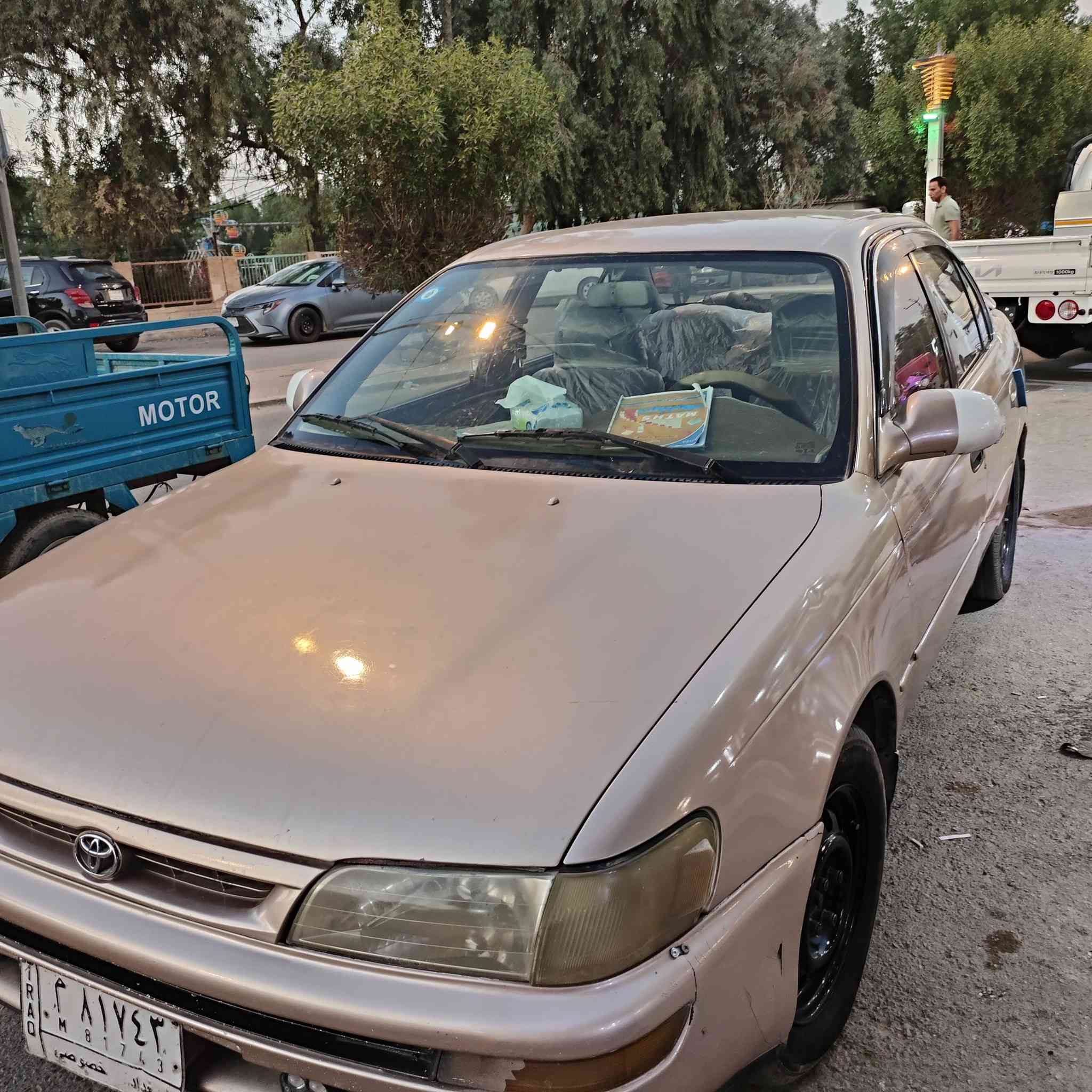 كورلا للبيع ١٩٩٤  
سنويه ساقطه وراعيه موجود باي وقت يداور 
 مكينه شرط لا تنقيص ولا تبخير . 
دواخل مدوشمه 
مصبوغه اثر جراد 
مكفوله من الضربه القويه 
السعر النهائي   49 

مكاني نجف ( طريق نجف كربلاء  عمود ٤٨٨) 

الرقم ***********
