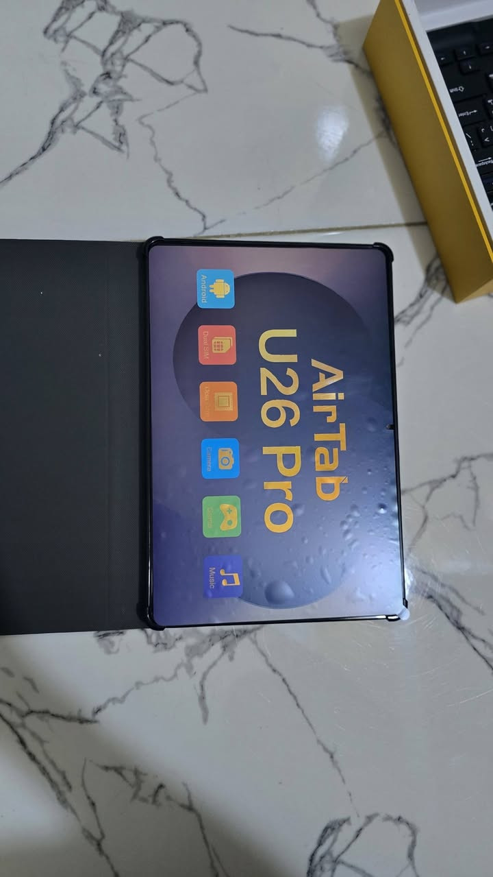 تابلت AirTab U26 Pro كامل الملحقات جديد غير مستخدم نهائيا
(هدية ابو جنة)
ذاكره 1 تيرا 
وعشوائية 16 
ملحقات 
ماوس 
نك مايك 
قلم 
كيبورد 
شاحنه 
حافظه درع 
لاسق شاشه 
السعر ١٥٠


**إذا كنت صاحب هذا الإعلان وتريد حذفه لأي سبب، رجاءا أرسل رسالة إلى الدعم الفني**