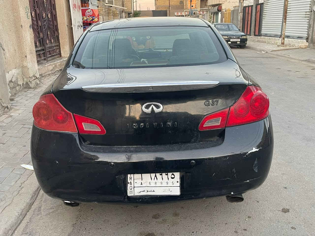 سلام عليكم (بيع او مراوس حسب القناعه) 
انفنتي ٢٠٠٧ جي ٣٥ فول مواصفات
 فتحه بصمه تحكمات ستيرن تدفئه كشنات فول 1/1 مكينه وكير مكفولات فقط الكير ينمر سريع يرادله برمجه للكونترول وارد أمريكي حادثه جاملغ خلف السائق ولقماره بيهه معجون مصبوغه عام يحتاجله ترتيب رقم بغداد تحويل ثاني يوم شرط مكينه 3500 6 سلندر السعر 55 وبيهه مجال مكاني بغداد
***********
