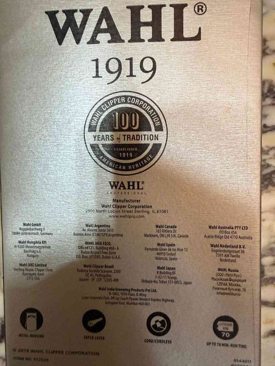 السلام عليكم
مكينه wAHL 1919 جديده
شرط اصلي امريكي حفر


**إذا كنت صاحب هذا الإعلان وتريد حذفه لأي سبب، رجاءا أرسل رسالة إلى الدعم الفني**