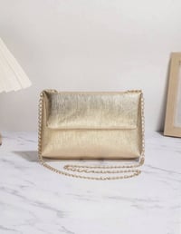 حقيبة كروس • سلسلة فضية • فاخرة