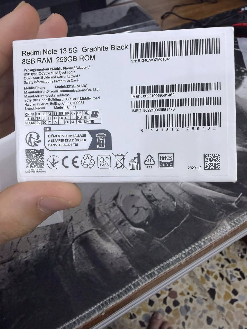 السلام عليكم مبايل redmi note 13 للبيع الجهاز جدا نصيف ما عدئ فطرة بلشاشة الامامية ما ماثرة علئ اي شي لمس طبيعي و كلشي طبيعي غير هاي الفطرة الجهاز كلش نضيف السعر ١٢٥ للف و متوفر توصيل كل العراق


**إذا كنت صاحب هذا الإعلان وتريد حذفه لأي سبب، رجاءا أرسل رسالة إلى الدعم الفني**
