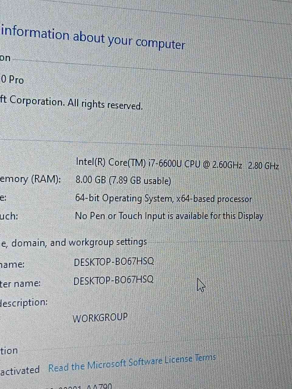 لابتوب للبيع  مواصفاته بلصور  نضافه عاليه حجم ١٤ انج
كوراي ٧  جيل ٦ 
رام ٨ هارد ٢٥٦
السعر ٢٠٠ الف بغداد


**إذا كنت صاحب هذا الإعلان وتريد حذفه لأي سبب، رجاءا أرسل رسالة إلى الدعم الفني**