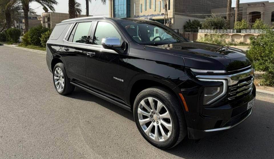 تاهو موديل 2025 ابريمير 
سيارة جديدة جدا مغلفة ppf
مكفولة كفالة عامة  ماشية 19 km
محرك كير واير بشرط مامفتوح 
سيارة حيل نظيفة كلشي عل بلاد جديد 
سنوية هزة كلشي جديد مدفوع لـ
باسمي السنوية بشرط تحويل وغرامـة
سيارة مابيـها دينار مصرف كامل من كل نواحي
فول فول مواصفات شاشة كبيرة لمس كاميرا 
حاسة رادارات كشن جلد كشن كاراباي بصمة 
 تشغيل عن بعد تحكمات ستيرن بلتوس اوكس
 كار بلي أوتو ستوب للتحذيرات تبيرد مركزي
 تحديد سرعة محرك 8 سلندر فورويل 
رقم صاحب سيارة ***********
