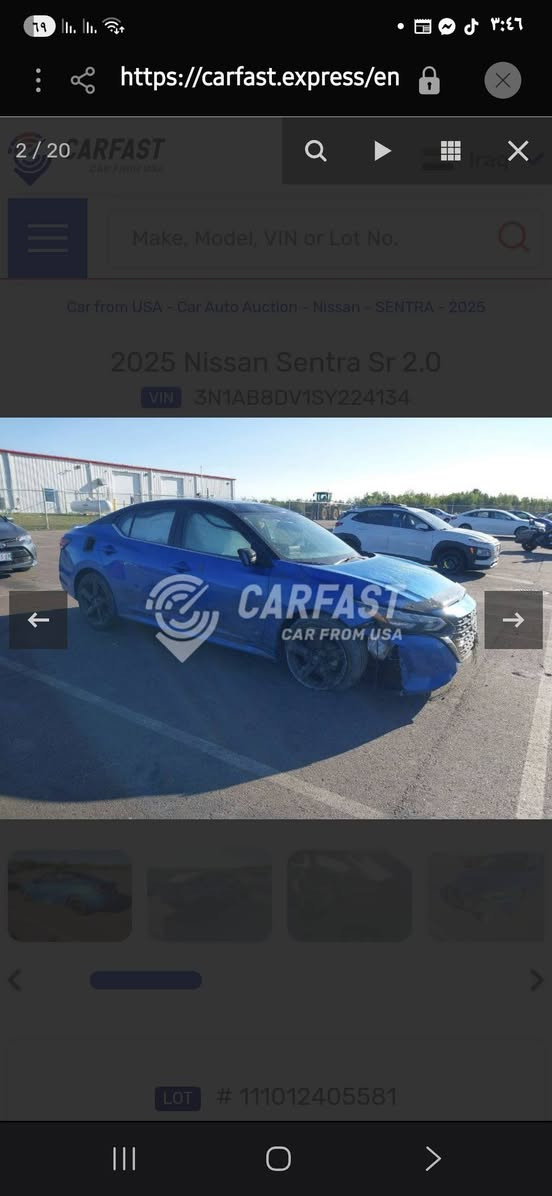 Sentra 2025 Sr
Full Tow coller
للبيع وارد امريكي 
السيارة وضع الزيرو 
السعر  فقط ١٤٥ 
المواصفات فول 
بصمات عدد ٢
سلايت وسقف اسود
5  كامرات 
كشنات جلد  مطعم برتقالي 
وكهرباء كشن كهرباء
كشن هيتر 
تبريد مركزي 
ويل كب نجمه  ١٨ انج
لايت وبك لايت زينون بلادي 
رادار ٣٦٠ درجه 
ماشيه فقط ١٣ الف مايل
الحادث فقط ربع دعاميه
ايرباك استيرن وراجع سستم 
العنوان اربيل 
السيارة كاتي بدون رقم
 تترقم اربيل _ دهوك _ سليمانيه
للاتصال ***********
كورك ***********
