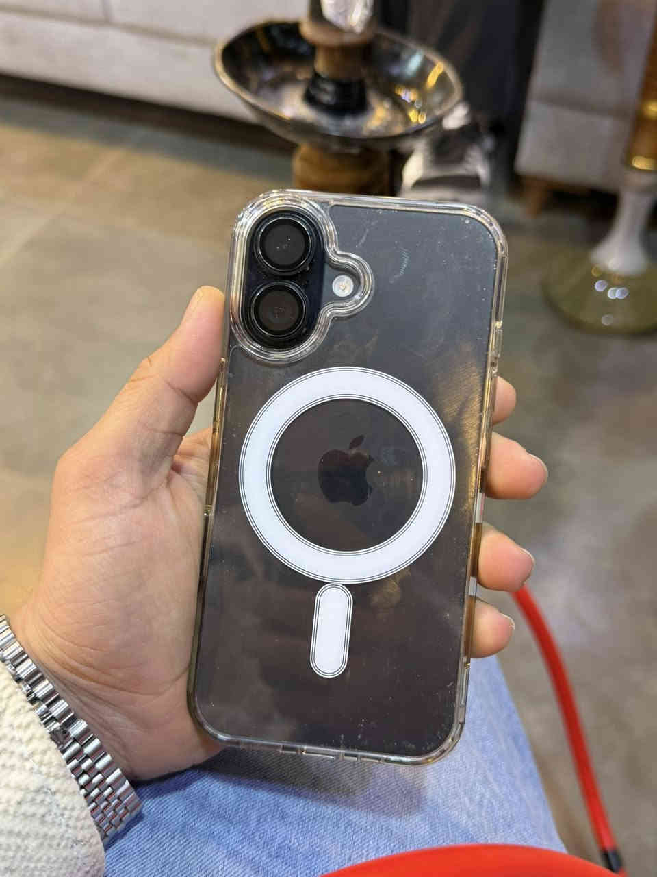 سلام عليكم ايفون 16 عادي
ذاكرة 256

بطارية 90

عدد دورات الشحن 508

نضافه 70%

شرق اوسط الجهاز

سعره 750 مكان نجف

رقم تواصل ***********
