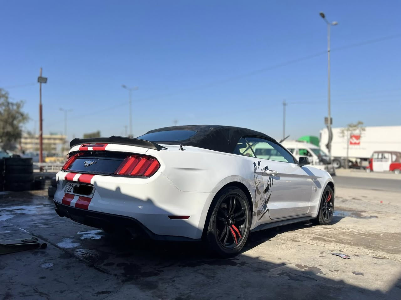 سلام عليكم
موستنك 2016  ايكو بوست 
حادث جاملغ وبنيد 
رقم اربيل بأسمي تحويل مباشر
جاهزة مابيها نقوصات 
السعر 115 
مكان بغداد البياع
***********
