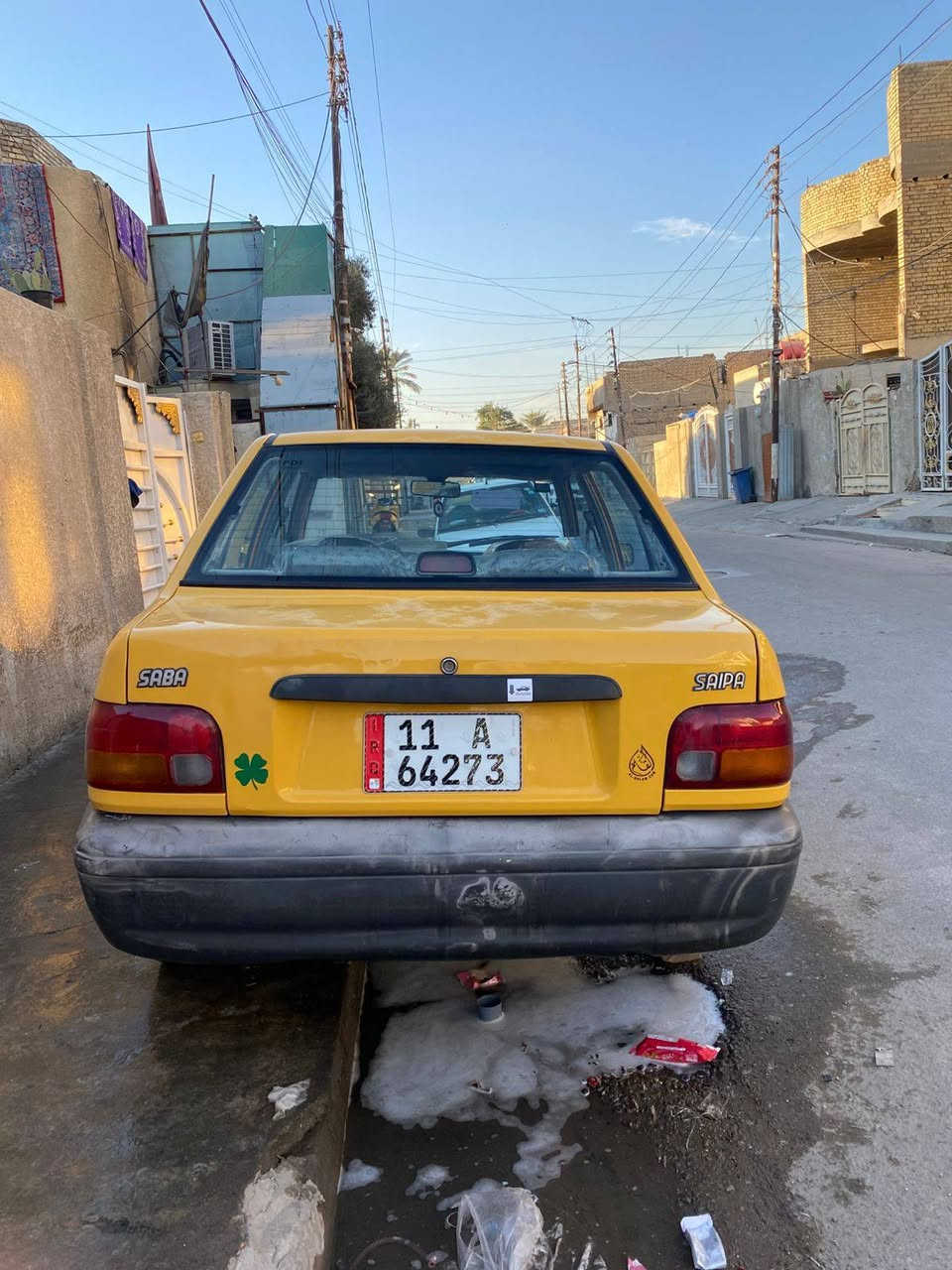 السلام عليكم سايبه موديل 11 سياره مقفوله رقم بغداد اي مكان بغداد هيئه غرامات مصفره رقم ***********
