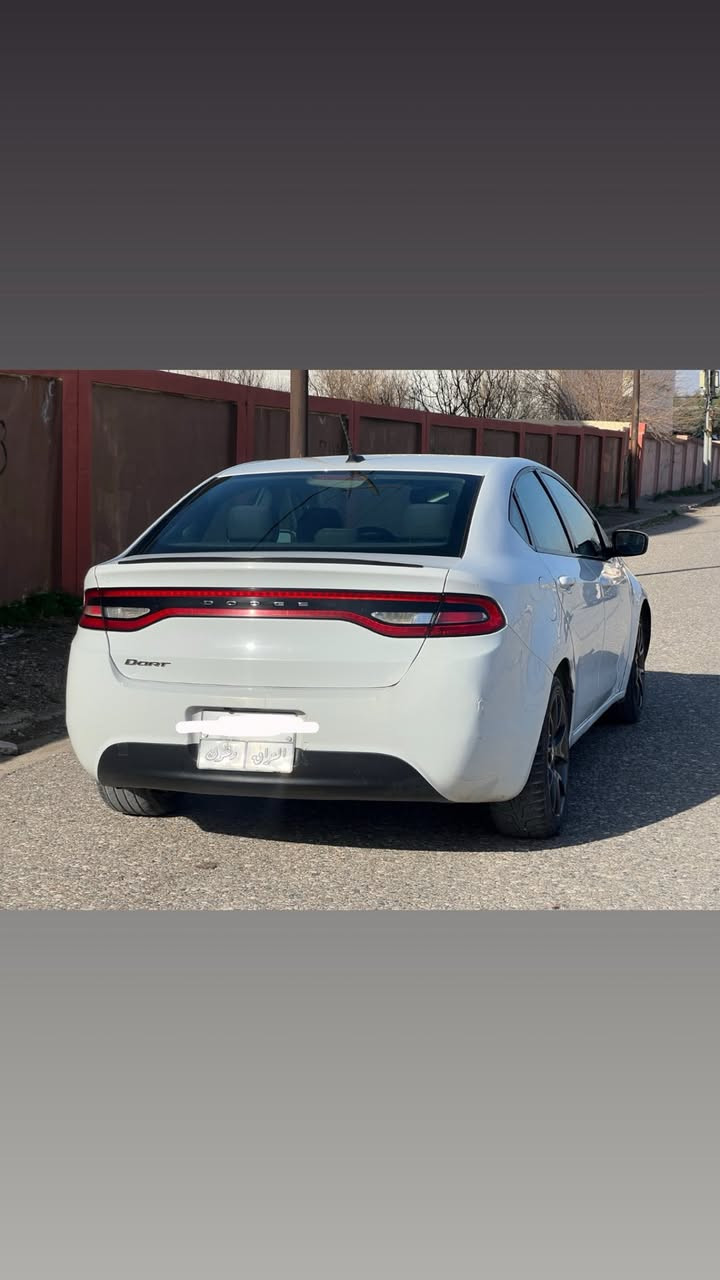 سياره دوج دارتى
‏‎موديل 2016
 مه كينه/2.0 جديد
سپورتى
شاشه ئايپاد
كاميره
گێر ئوتوماتيك و عادى 6 نمره
 لايت زينو
غرامه ‎ 1265000
‏‎صبغ / جاملاغ سايقى يي بيشيى 
‏‎و هه ردووك ده ركه هى سايق  و يي بشت سايقى تبديل شركه 
‏‎سعر / 97 وه ره قه
‏‎عنوان / زاخو
‏‎ت/***********
