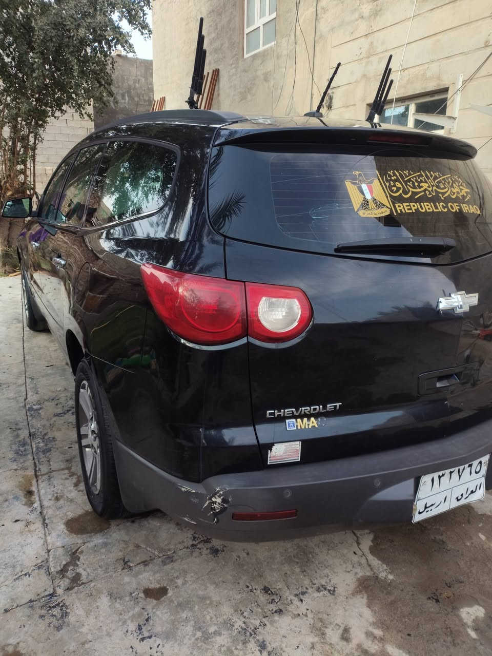 السلام عليكم كل عام أو انتو بخير
شيفروليه ترافرس خليجي.  موديل 2009
المواصفات ..
اشاير بل مري
بانوراما 
شاشه وسطيه
مقاعد جلد وكهرباء 
ثلاث قطع تبريد 
حساسات خلفيه 
صدره ممتاز  
محرك V6 3.6
صندوق كهرباء وشفط 
مع الكتلوك. 
بيع او مراوس حسب القناعه 
الاستفسار *********** الاتصال بل رقم واتساب موجود
