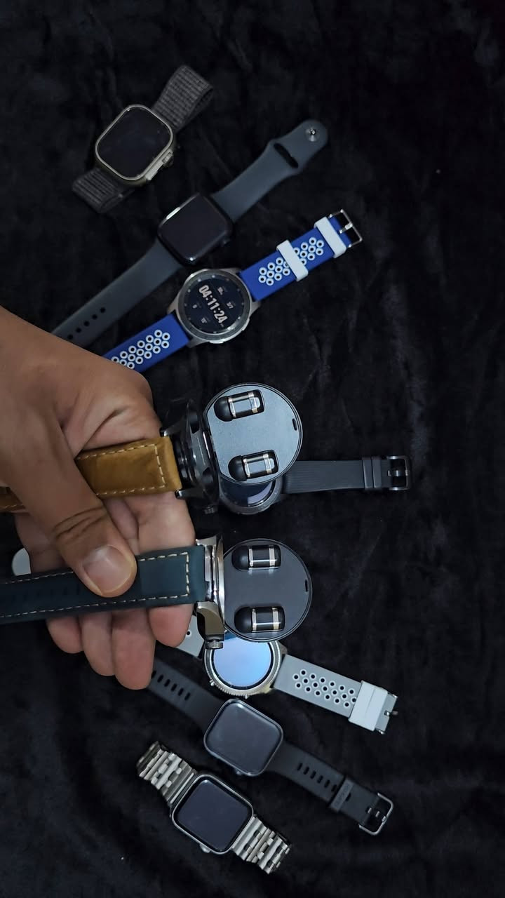 لوتس فون | الاختيار الأمثل للأصلي

الساعات الذكية المتوفرة:

 * Apple Watch S8: حجم 46، صحة البطارية 89%.
 * Galaxy Watch 5 Pro: نسخة التيتانيوم المتينة.
 * Huawei Watch Buds: ساعة وسماعة مدمجة (تيتانيوم).
 * Samsung Gear S3 Classic: هيكل ستيل أنيق.
 * Galaxy Watch 1 Classic: تدعم الشريحة الإلكترونية.
 * Huawei Watch GT 5: الإصدار الأحدث.
 * Huawei Watch GT 4 & 4 Pro: تصاميم عصرية متطورة.
 * Huawei Watch GT 3 Pro: فخامة التيتانيوم والسافير.
 * Huawei Watch GT 3 SE: النسخة الرياضية الخفيفة.
 * Huawei Watch GT 2 Pro: الأداء المستقر والتصميم الكلاسيكي.
 * Huawei Fit (1, 2) & Band 6: الموديلات الرياضية.

السماعات الذكية (Buds):

 * Samsung Buds Live: اللون الأسود المميز.
 * Samsung Buds Pro: اللون البنفسجي الملكي.
 * Samsung Buds 2 Pro & Buds 3 Pro: أحدث إصدارات سامسونج.
 * Huawei FreeBuds 2 Pro: متوفرة باللون البنفسجي.

الشواحن والإكسسوارات الأصلية:

 * شواحن سامسونج اللاسلكية: متوفرة بالنسخة (الأحادية والثنائية).
 * شواحن سلكية (Super Fast): بقدرات 25W، 45W، و 66W.
 * أقلام سامسونج (S-Pen): النسخ الأصلية.
 * سيور وشواحن ساعات: (Apple, Samsung, Huawei).

التوصيل: بغداد 6,000 | المحافظات 10,000.
للحجز والاستفسار:
 * واتساب: ***********
 * تيليغرام: t.me/lutesphon
 * إنستغرام: @louts_phone
