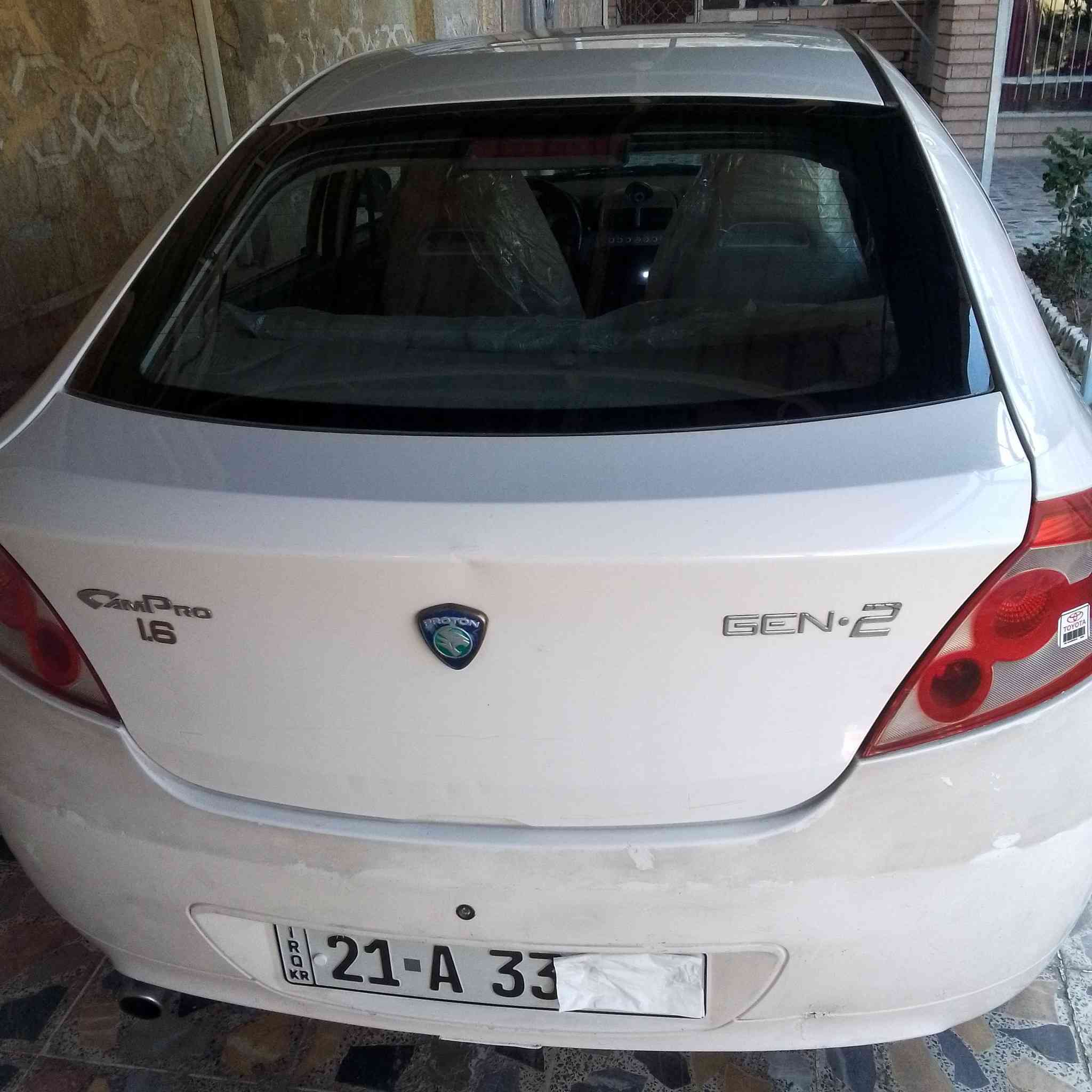 بروتون جين 2 موديل 2007 رقم سليمانية سنوية باسمي لغاية 2031 وهزة جديدة ولوحات جدد صبغ جاملغ امامي ايمن فقط بدون ضربة محرك 1600 ممتاز داخل بلادي صدر ممتاز تايرات باتري جدد سيأرة جاهزة بدون نقص بغداد العطيفية السعر 60 ورقة للاتصال ***********
