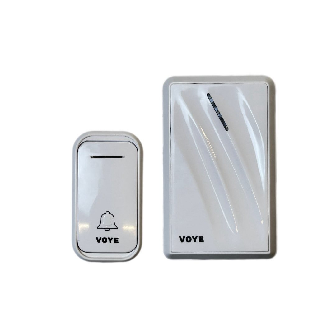 يُستخدم كجرس باب لاسلكي

بمدى استقبال طويل، مناسب للمنازل، المكاتب، والمحال التجارية

سهولة التركيب دون الحاجة إلى تمديدات كهربائية، ويعمل ببطاريات أو مصدر طاقة كهربائي مباشر

نظام لاسلكي متطور بمدى استقبال طويل جداً

تصميم أنيق وراقي مع جودة تصنيع عالية

إمكانية اختيار نوع الموسيقى من خلال زر مخصص – يحتوي على نغمات بوليفونية متعددة
3 مستويات مختلفة للتحكم في مستوى الصوت حسب الرغبة

يعمل ببطاريتين AA (3V DC) أو ثلاث بطاريات AA (4.5V DC) أو من خلال مصدر طاقة كهربائي مباشر 100-240V AC
السعر15مع توصيل رقم الوتساب***********
