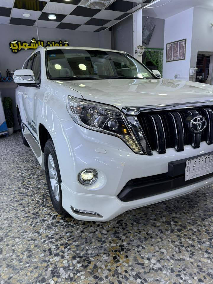 السلام عليكم 
برادو موديل 2016 ساز TXl بغداد بسمي 
فول مواصفات 
فتحه 
شاشه 
كشنات كهرباء
تلاجه
حساسات 
تانكي واحد
فقط بارد بالباب جدا بسيط اصبعين
وصبغ ركن الداعاميه اربع اصابع فقط
جاهزه من. كلشي 
***********
