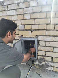 حي العسكري • تنصيب ستلايت • لاقط رباعي ايكو ستار