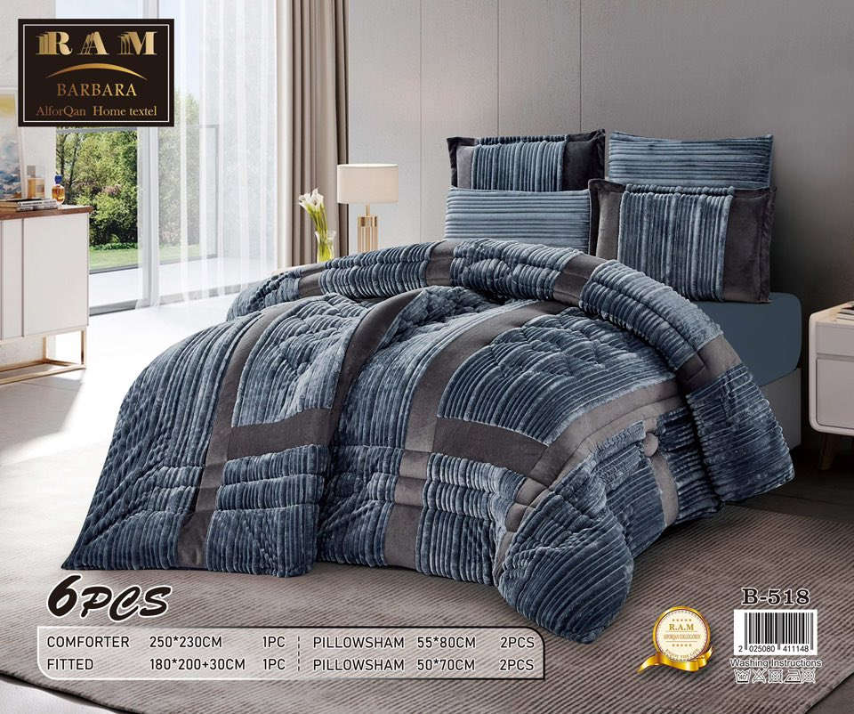 #الموسم_الشتوي 2025 - 2026 

#شرح_الايتم لحاف نفرين صادة شتائي ثقيل جدا جدا وجهين قديفة ناعم طري حجم كبير ( كنك سايز ) يتكون من 6 قطع كوالتي جدا عالي من شركة RAM 
🔹️ قياس الحاف _ 250 * 230   
🔹️ قياس الشرشف _  30 + 200 * 180 
🔹️ قياس وجة المخاديد الصادة عدد ( 2)  _ 80 * 55  
🔹️ قياس وجة المخاديد الصادة عدد ( 2 )  _  70 * 50

 #ضمان_لحقوق_زبائننا_الكرام اذ كان الايتم مخالف للصورة و الموصفات المعروضة والقياسات من حق زبائننا الكرام رفض المنتج و عدم دفع خدمة التوصيل

#لمعرفة_المزيد_ يرجى مراسلة الصفحة او الاتصال عبر ارقامنا 
واتساب _ ***********  تليكرام _ *********** 
الاتصال _ *********** 

#عنواننا _ موصل - حي سومر - بداية التقاطع الاول - مقابل دار المصطفى للاجهزة الكهربائية - اهلا وسهلا بالجميع 

#لتأكيد_الطلب  🎯 الرجاء ترك العنوان + اقرب نقطة دالة ؟ 🏡 ، رقم الموبايل ؟ شكرا” لاختياركم  🌹

#خدمة_التوصيل يوجد خدمة توصيل كافة محافظات العراق

@أبرز المعجبين
