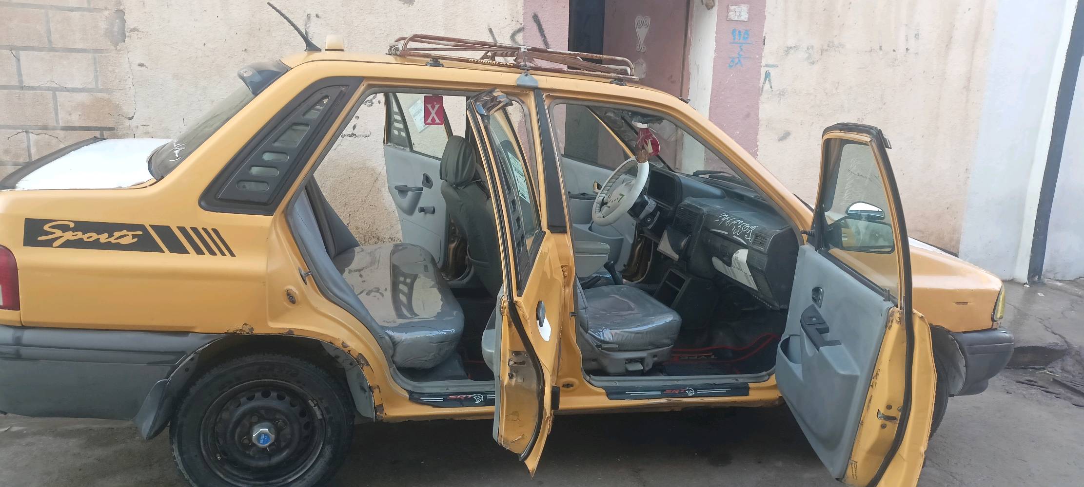 سايبا موديل 2009
تخم تاير جديد وايرمنيه شغاله
دبلات جدد 
باتري جديد

 شرط وكاله وتحويل  شرعيها بالرشيديه كير ومحرك شرط
رباط تقوية للشاصي ورزانه فوول ناعمه بالطسه
عليها غرامه 400 ينزل من حكها
هيئة 36 الف
ترهم مرواس مع سيكي او افيو ونتفق بالشهر ورقتنين
مكاني حي المنصور الموصل 