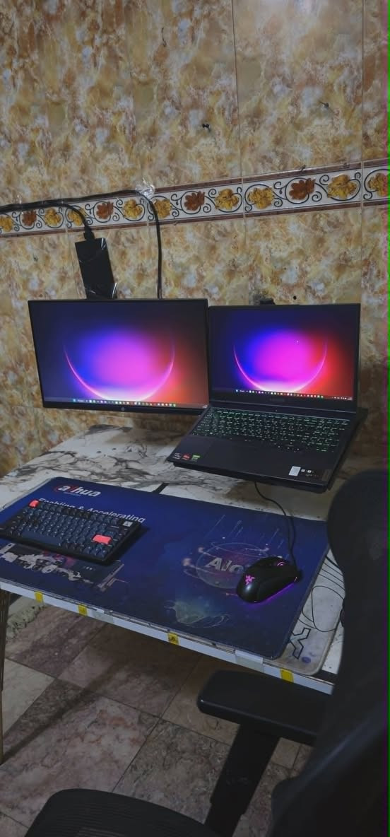 لابتوب لينوفو  للبيع
Lenovo Legion 5 15ACH6H 
Ryzen 7 5800H
RTX 3070 8GB (130W)
RAM 16GB DDR4 3200MHz 
SSD  1TB
شاشة FHD 165Hz

الملحقات
شاشة: HP 1080p 60Hz  

ماوس: Razer Basilisk V3

كيبورد: AJAZZ AK832 Pro

حامل لابتوب شاشة ثنائي

يد: Xbox Series S

(جميع الكراتين موجودة)
مكان: بغداد
السعر : مليون 250 

*********** اخي مصطفى
