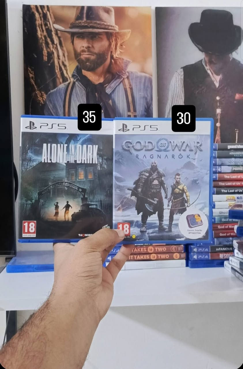 العاب مستخدم للبيع او مراوس 🎮
الاسعار داخل الصور 
توصيل متوفر للجميع المحافظات ❤️ 
بغداد مدينة الصدر 
***********
ادمن وافق ❤️
