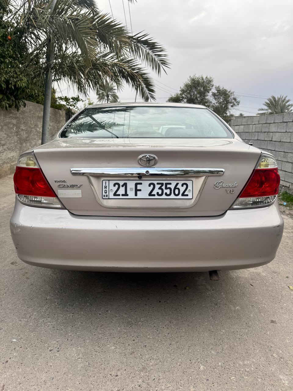 للبيع كامري موديل 2006 
خليجي رقم سليمانيه انكليزي فول مواصفات 
***********
