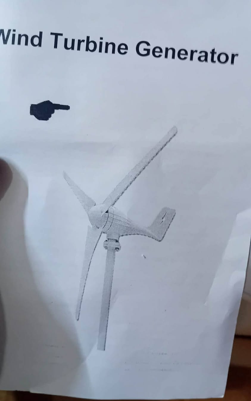 🌪️ كهرباء من الرياح.. جديد زيرو! 🌪️
توربين 5 ريش نظام 12V/24V كامل وية المنظم الذكي mppt. طاقة مجانية ونظيفة بالكارتون. مثل ما اموضح بلصورة
​📩 اعلى سعر ابيع _عل خاص انطي سعرك.!


**إذا كنت صاحب هذا الإعلان وتريد حذفه لأي سبب، رجاءا أرسل رسالة إلى الدعم الفني**