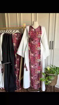 فستان دوبل إيطالي • طبع ديجيتال • مقاسات ٣٨-٤٨