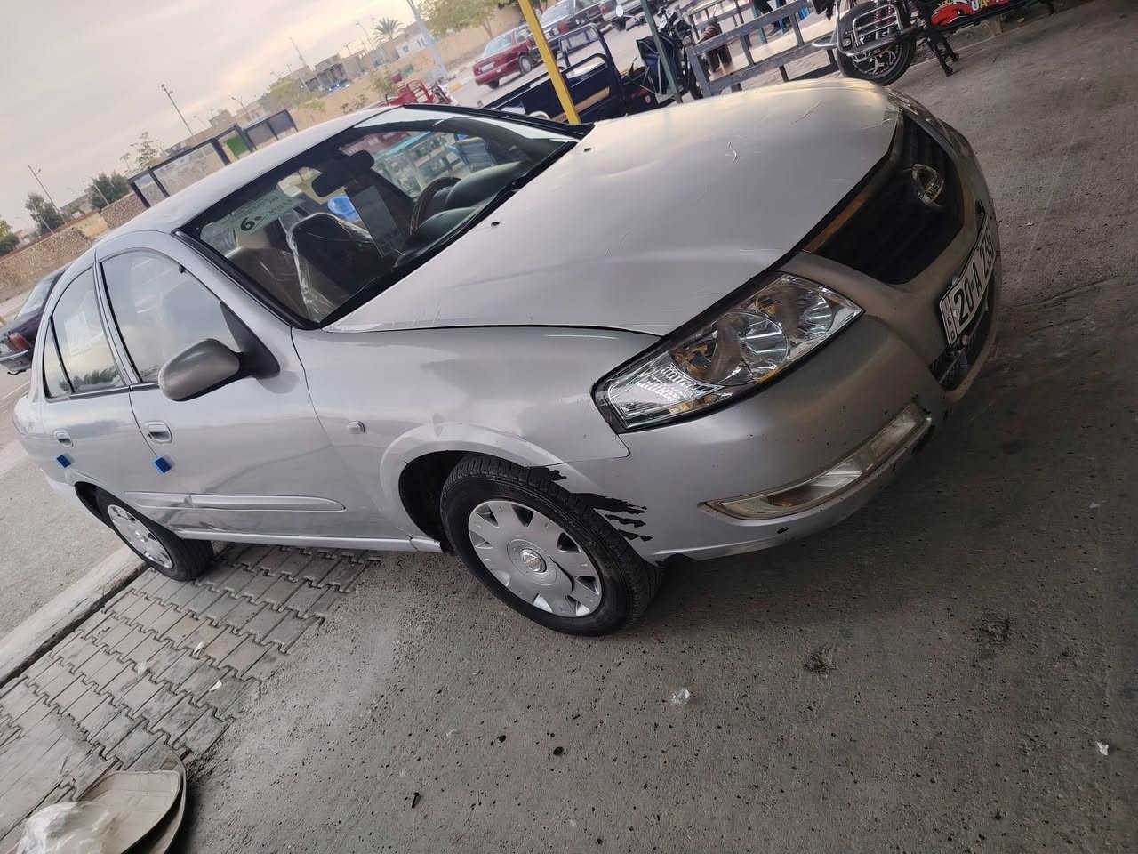 يالله سلام عليكم سني رقم ديالى جديد موديل 2007سياره جاهزه تخم تاير صبغ حزام محرك جديد تبريد شغال كير اوتوماتيك  سنويه 29 سعر 75وبيه مجال  مكان الانبار  هيت رقم الهاتف ***********
