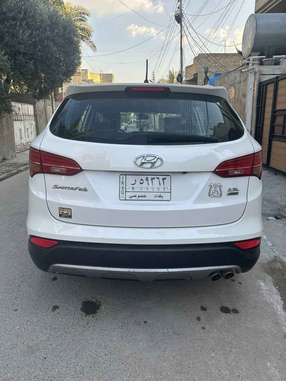 سنتافي خليجي 2014 6 سلندر 7 راكب بنراما هاند بريك بصمة فور ويل كشن السائق كهرباء زراك لايت لكن ملغى حدادية امامي خلفي جديد باتري جديد راديتر مروحة جديد التبريد ميكانيكي محور تبريد ثلج خير من الله السيارة تصليح كله اصلي وكالة شركة على ايدي استلام شركة المحرك مفتوح كازكيت شديت نص طابوكة جديد يعني بلادي السيارة بيها بعض الشخوط ومكحل لكن ليس بالمستوى الجيد 

مكان السيارة بغداد الرصافة السعر 172 ورقة
***********
