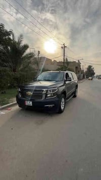 تاهو موديل 2017 أمريكي  سوبربان رقم أربيل أجره دولي جديد   حادث امريكا...