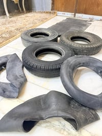 ٣ تايرات • واحد مسحوك • ماكو فتيلة