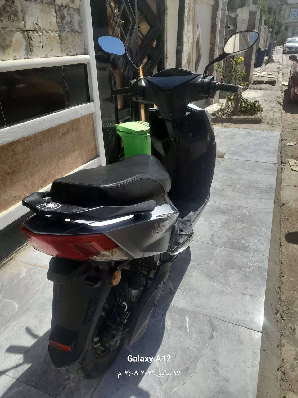 السلام عليكم / بيع مستعجل
دراجه سكنس شحن 

فول موصفات 

بطاريات 6 كبار

ملف 3000

 
لايت زنون عالي ناصي 

 3 نمر ✈️

سرعته الحقيقيه 50

تمشي مسافات بعيده كلش 

سرقه انذار 

تشغيل عن بعد 

اشاير يمنه يسره 

دبل اشاره 

صندوك
 

ضد الماء 

بصمه 1 وسويج 1

قفل تاير 

بلوتوث

منفذ شحن 

نضافه 100/ 100

دراجه جديده حيل بمعنه الكلمه اليريده يتفضل خاص مكاني بغداد السعر 375 وبيه مجال قليل الاتصال*********** بي واتساب

