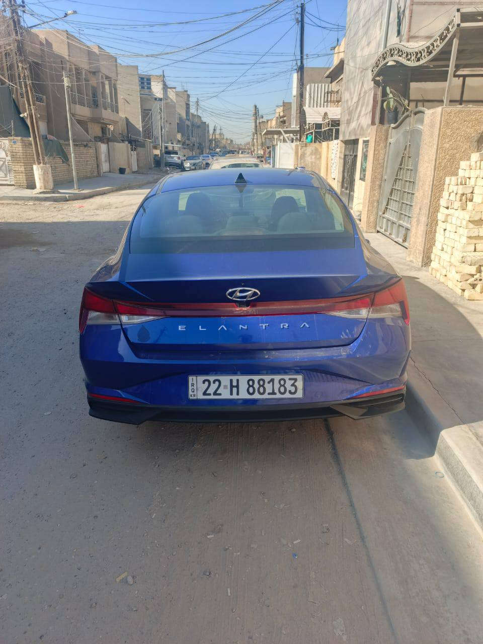 سلام عليكم
النترا 2022.                               بصمة تشغيل عن بعد شاشا كامرة 
فول مواصفات عدا الفتحة             ويل كب كرم حساسات وبعد
حادث موضح بلصور بسيط.            توقف ذاتي لدات وبعد اهواي 
رقم اربيل بسمي شرط تحويل.         مواصفات 
سيارة جديدة بمعنة الكلمة.       السعر 145
مكان بغداد للتصال *********** بغداد, العراق
