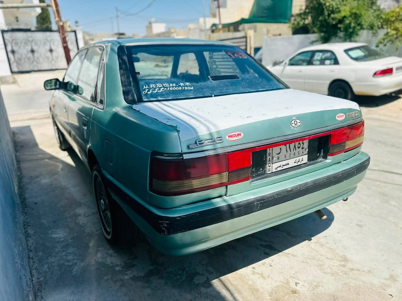 مازدا ٦٢٦موديل ١٩٨٩محرك ٨وبخ كير اتوماتيك رقم كركوك سنوي عاج بطاقه بانزين بيها سياره كلير عام جماليه بدون ضرر بدون خياس جام كهرباي سلايد صدر جديد تايرات جديد محرك و كير بل شرط سعر ٢٩مكان كركوك***********
***********
