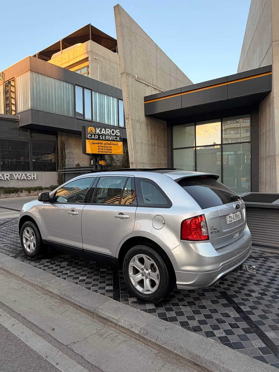 فورد ئيدج ٢٠١٣ خليجي شركة نڤاي
پارچەو پەلە یەکی بۆیاخە لەسەر شوخت  -بي پارچةگوران 120000km ناو زەرد
ڕۆنی گێڕو مەکینە لۆکە لە مۆتڵ گۆراوە 
فول فول مواصفاتsel سفري شريكةي نيڤاية
يةك دةست بوة لة شةريكةوة120000ml  روشتووة
هةموو گياني لةسةر دةقي شةريكة ماوة
مەکینە گێڕ ئەکسل دەبڵ ئەکسل هەموی لەسەر دەقی شەریکە یە
فول مواصفات (-دةبل پانوراما- ٣ شاشة-شاشة گةورة و گيچ ئةلكتروني-دةبل ئةكسل -كوشن جلد كوشني پيشةوة و كوشني دواوة كارةباية
ليدي دةعامي- ئاوينة گلوپ- ئاوينة نيكل-لايت ئوتو-لايت زينون بيلادي-ويلي ١٨ بيلادي و زور مواصفاتي تر
گير و مةكينةي بةشةرت تةنها واتةرپةمپي گوراوة
بةشةرتي ١٠ فيتةر
٤ تايةو ويلي لوكي لة ژيرة
رةقم و سةنةوي و هةزةي هةمووي تازةية تا ٢٠٢٩ بةناوي خومةوةية. تةحويل غرامة بةشةرت
***********

ناونيشان - سليماني السليمانية, العراق
