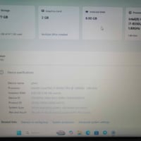 لينوفو i7 جيل 8 • RAM 8 ذاكرة 512 • كسر بسيط