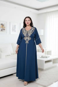 دشداشة نسائية • كشمير إيطالي • مقاسات 2XL-5XL