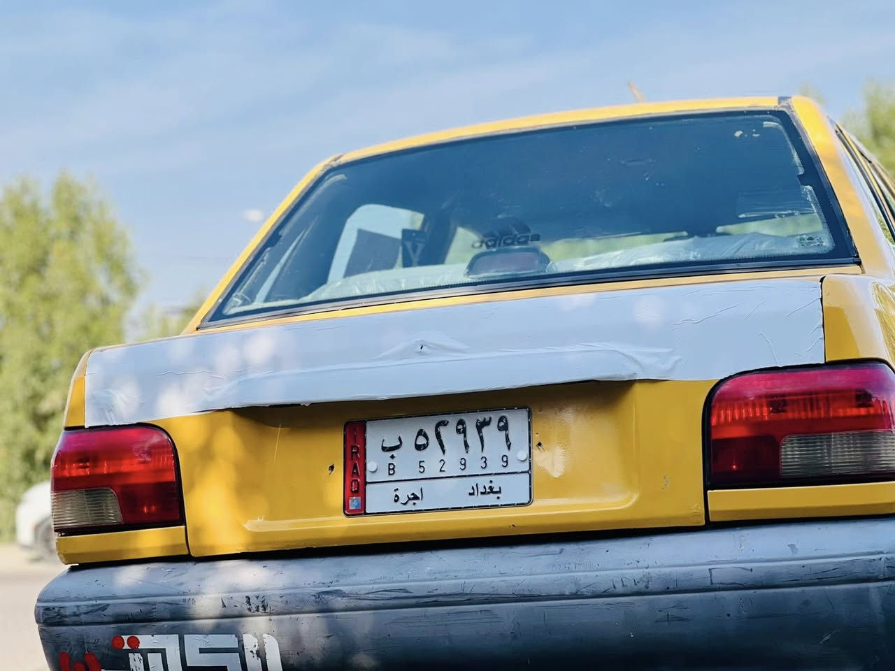 السلام عليكم
سايبا مديل ٢٠١٢ رقم بغداد مشروع وطني 
سنويه ٢٨ مصفره هيئه وغرامات كير مكينه مكفولات تبريد ويه السويج ثلج صدر امامي خلفي خير من الله تخم تاير نضيف داخل مدوشم + بطاين حراري السياره خير من الله تراي يخبل السياره مكفوله كفاله عامه ماعده هلالات مصلحه اثر خياس ولباقي خير من الله السعر ٢٩ وبيها شي بسيط العنوان بغداد البياع شرطه الخامسه *********** الشراي يتصل
