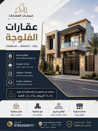 الفلوجة • عقارات • فرصة استثمار