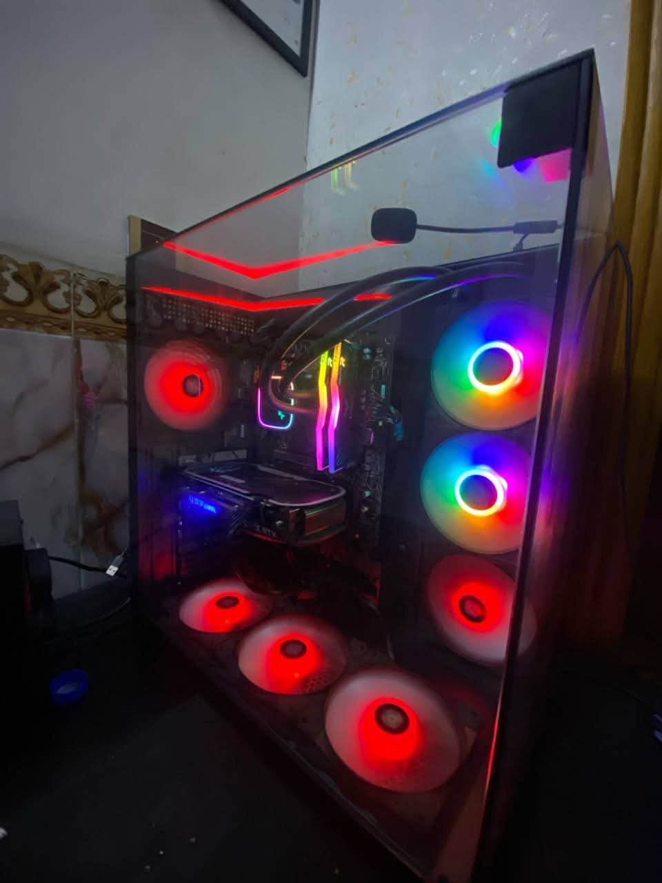 سلام عليكم شبابنه
للبيع 

CPU AMD RAYZEN 5700X 4.6GHZ TRY
LEXAR M.2 1T NVME NM620
MB GIGABYTE B550M DS3H V2

PSU FSP HP2-700W +80

1 F-AIR VENGEANCE 8*2 3200 RGB BLACK

CASE XIGMATEK AQUA V BLACK

F-TAC 4070 12GB TWIN EDGE OC BLACK

FN KRAKEN COOLER A380 240MM

hz 1ms 240 samsung حجم 24

امانة الله نظيفة كلش مصار 8 اشهر من اخذتها كلها قطع جديده كارتون مالتهن موجود شكد ماكول نظيفة قليل عليها رايدها بمليون 550 الف 

للاستفسار : ***********
ممتواجد بالفيس اذا تحب اتصل على الرقم 

مكاني بغداد السيدية

