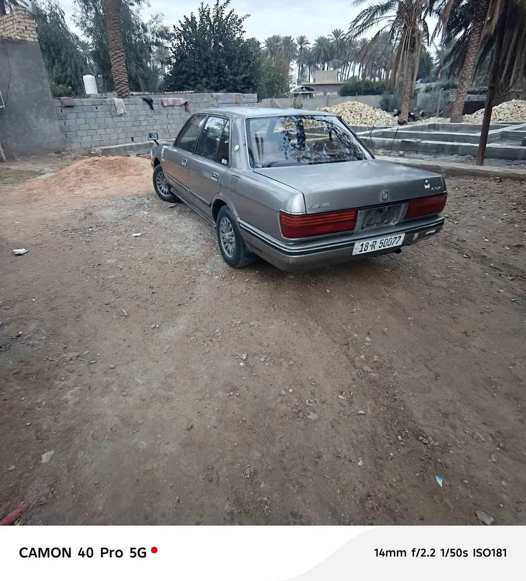 سلام عليكم كراون سيدان للبيع 
موديل 91
رقم الانكليزي بابل سنويه لل2029
هزه جديد قبل يومين
مكانه بابل
السعر 60ورقه وبيه مجال للشراي
***********
