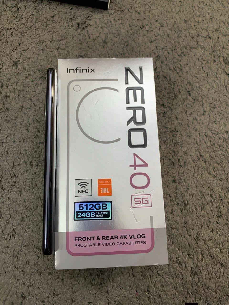 انفنكس زيرو 40 5g
infinix Zero 40 5g
السعر 375 وبي مجال بسيط 
. ذاكرة 💾تخزين 512 و عشوائية 12GB
مواصفات :
. حجم بطارية🔋 5000mAh و شحن سريع بقوة 45w
. كاميرا 📸بدقة 108 ميكابكسل
. معالج Dimensity 8200 Ultimate⚙️
. شاشة📱بحجم 6.78 انج تردد 144Hz📲
مكاني بغداد رقمي ‏‪0775 568 3453‬‏
